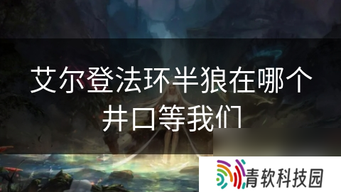 艾尔登法环半狼在哪个井口等我们