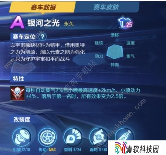 qq飞车手游银河之光怎么改装 银河之光分支改装攻略图片2