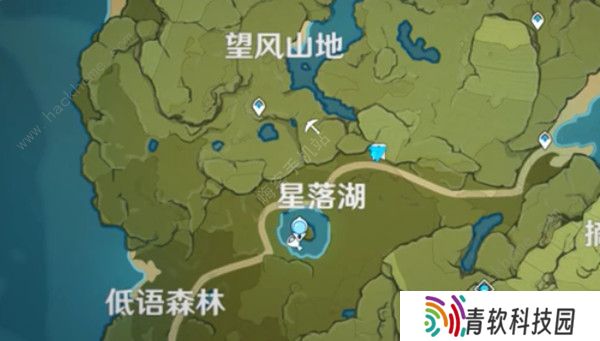原神星落之地位置总汇 7个陨星碎屑收集地点坐标图图片4