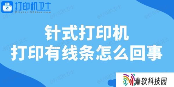 针式打印机打印有线条怎么回事