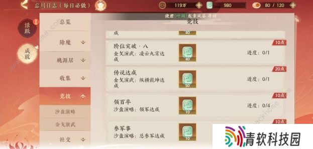 忘川风华录成就攻略大全 剧情除魔桃源居收集竞技社交成就达成总汇