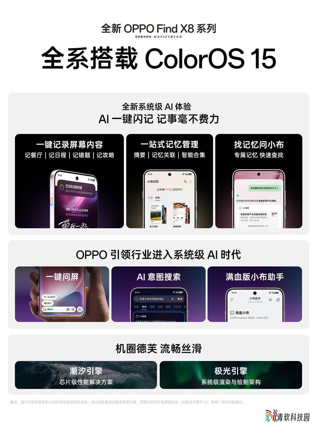 OPPO Find X8系列新增“AI一键闪记”，三指上滑轻松记录屏幕内容