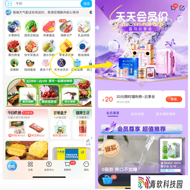 盒马“云享会”上线：X会员店业务全面转向线上？