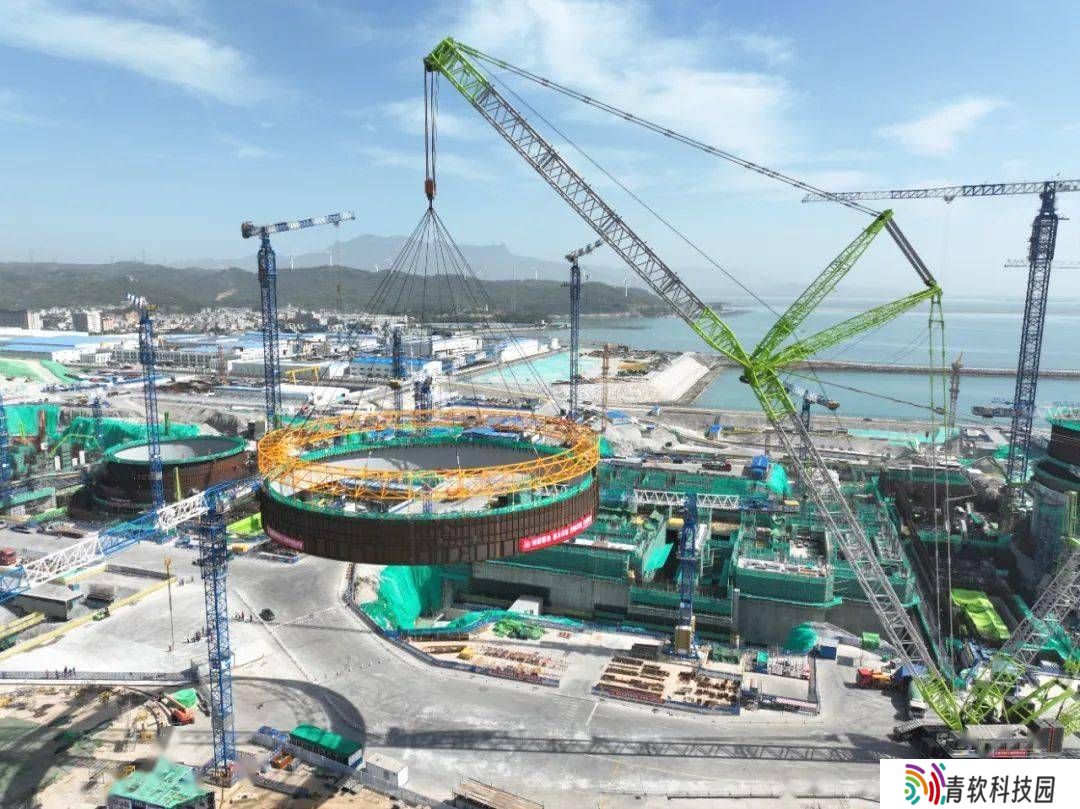 全球最大“华龙一号”核电基地，3号机组钢衬里吊装圆满收官！