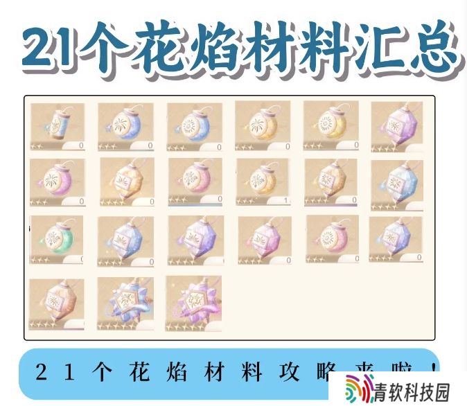 无限暖暖花焰弹在哪里制作 花焰弹制作材料全收集攻略