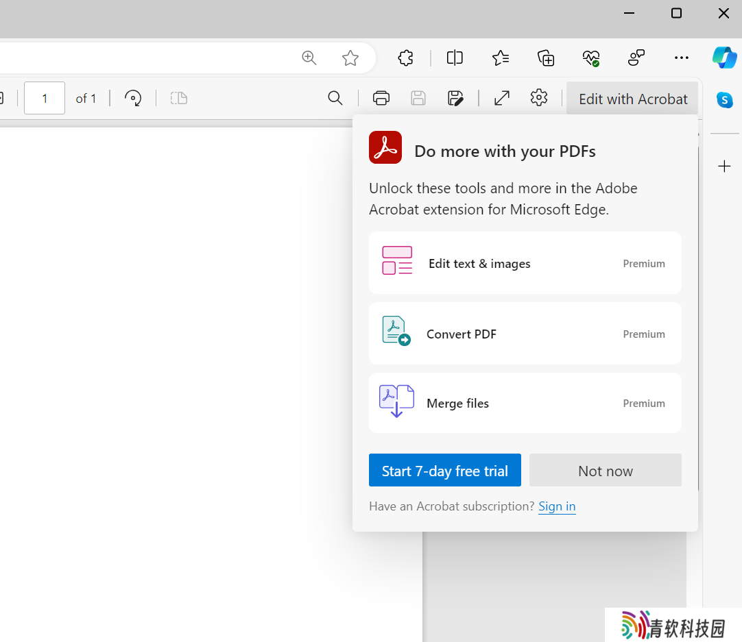 微软 Edge 浏览器 2025 年 9 月开始强制迁移 Adobe PDF 引擎，2026 年初淘汰旧 PDF 引擎