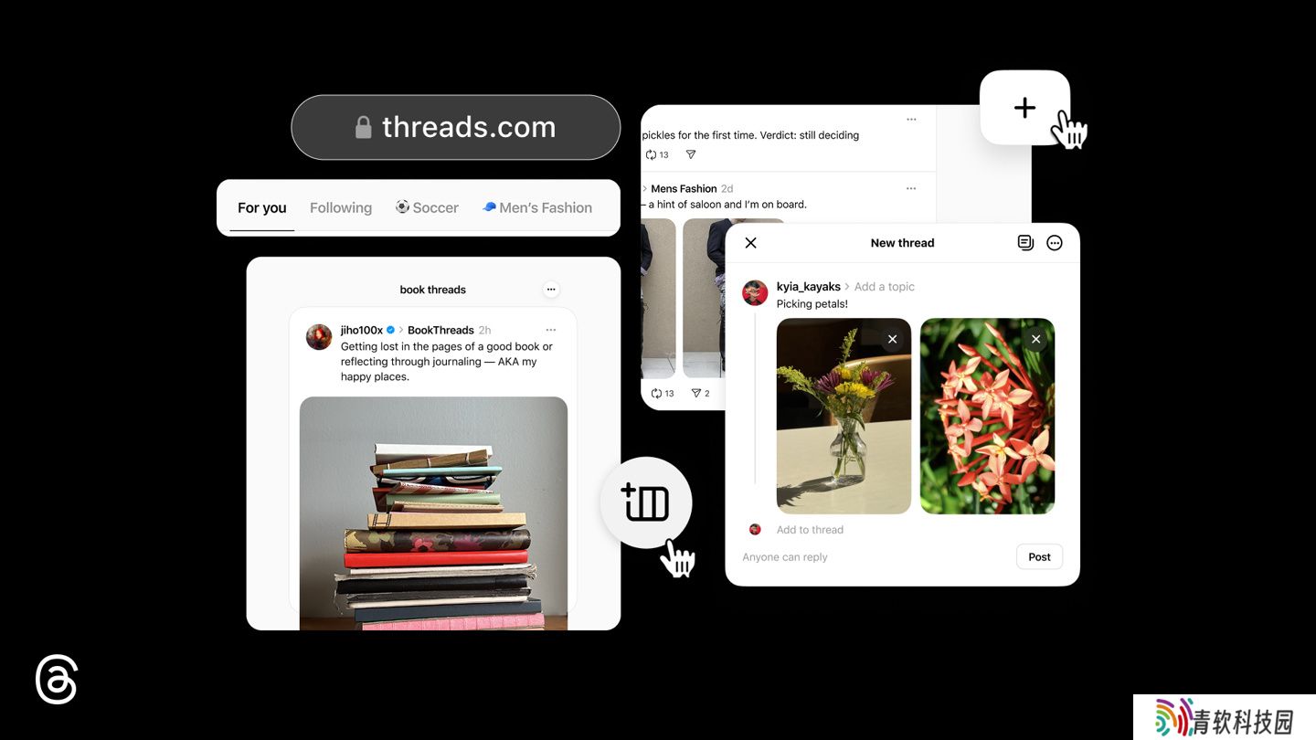 .net →.com：Meta 社交平台 Threads 迁移域名，并推网页新功能