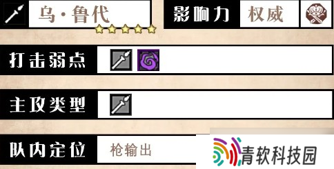 《歧路旅人大陆的霸者》乌・鲁代技能介绍