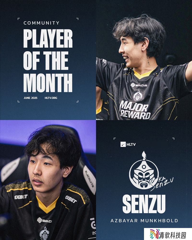 反超ZywOo！Senzu荣膺HLTV六月代表选手