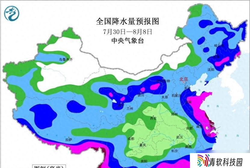 山东省 明天7月31号，新一轮降雨中心已定，大雨暴雨分布如下