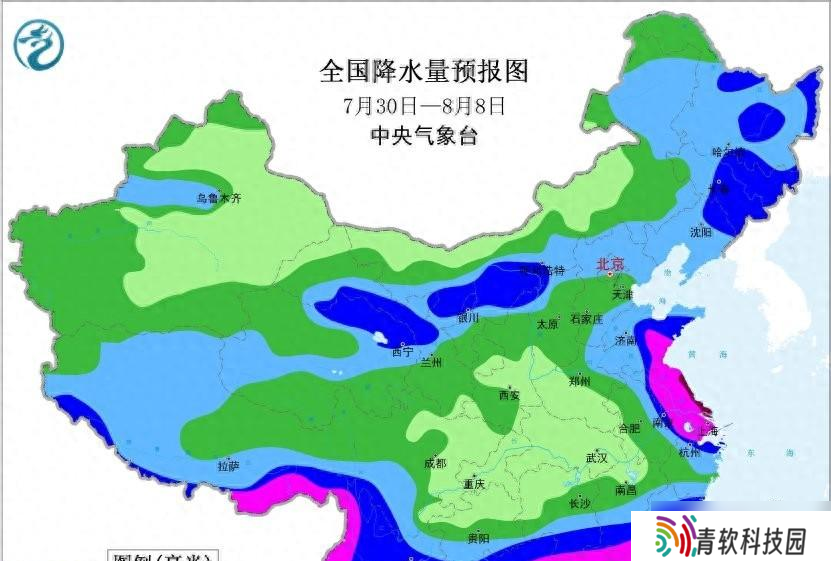 本轮强降雨中心已定，明日7月31号天气，大暴雨特大暴雨分布如下