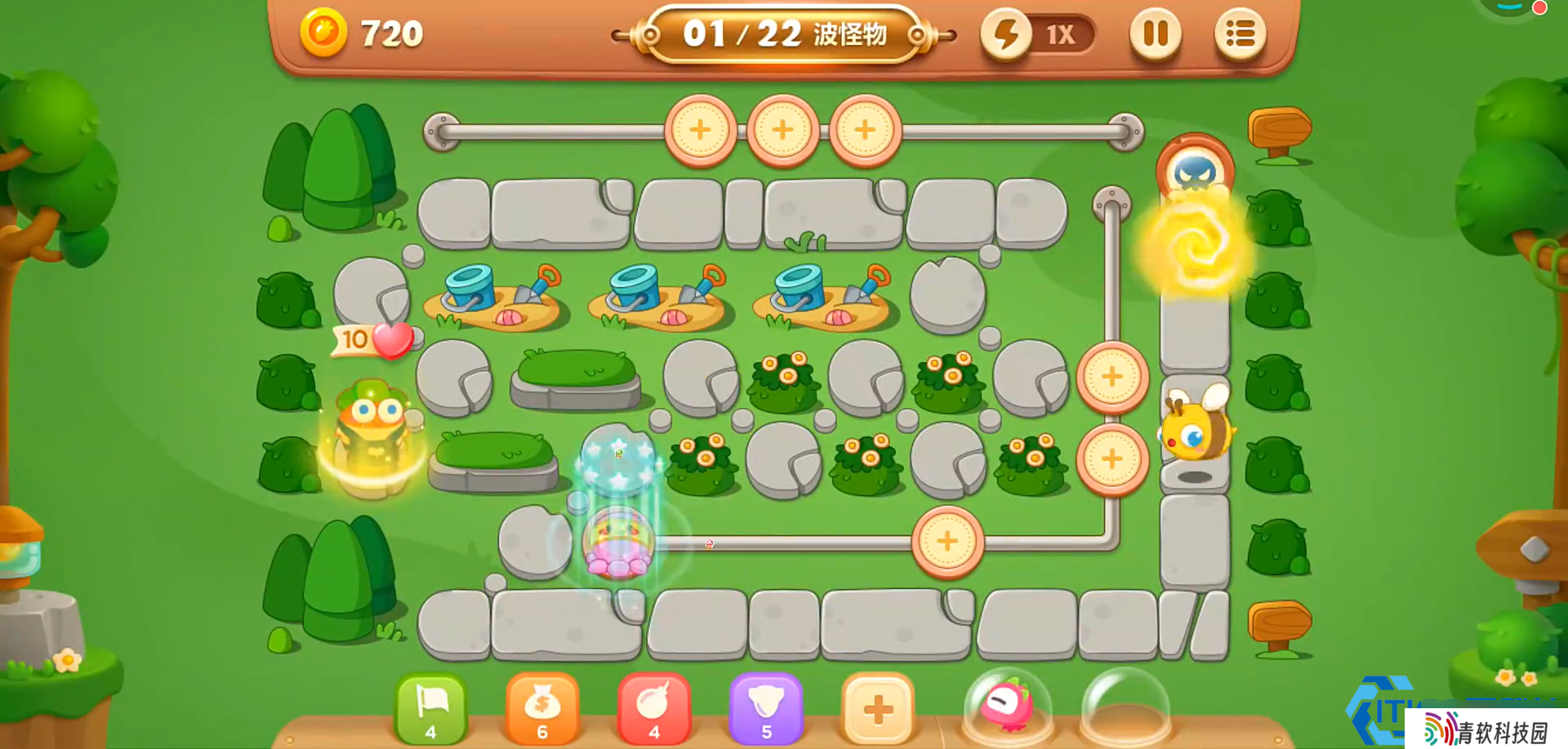 塔防大师速成指南 开局双塔横扫障碍，终极比例碾压BOSS