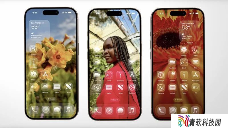 苹果 iOS 26 上新“透明色”模式：透明美学颠覆 iPhone 体验