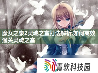魔女之泉2灵魂之室打法解析,怎么高效通关灵魂之室