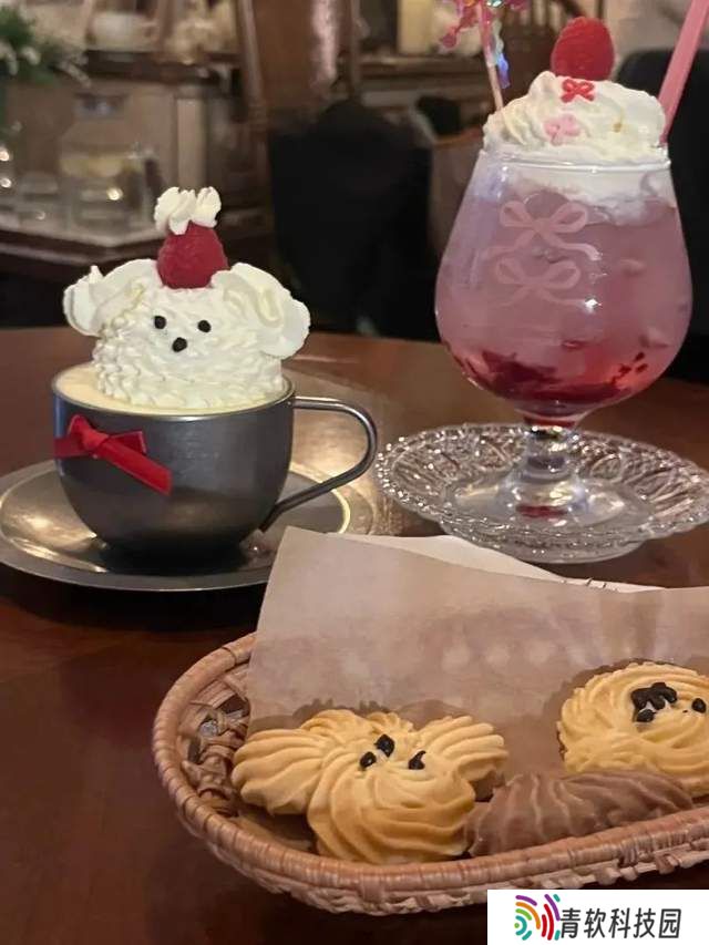 咖啡厅甜品摆阵