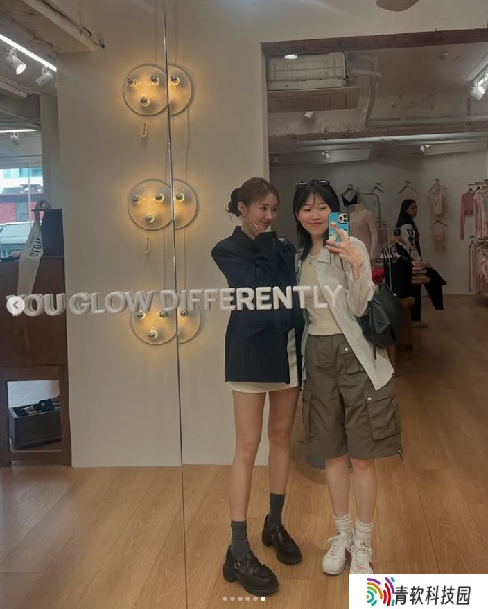 LCK美女主持尹秀彬分享生活照：韩国的春天...快结束了????
